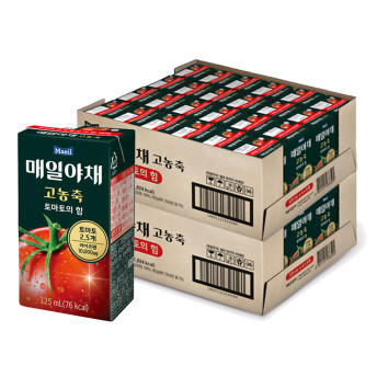 [일시품절]매일야채 고농축 토마토의 힘 125ml 48팩