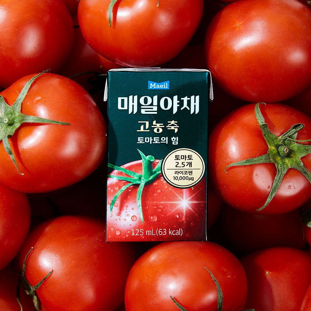 [일시품절]매일야채 고농축 토마토의 힘 125ml 24팩