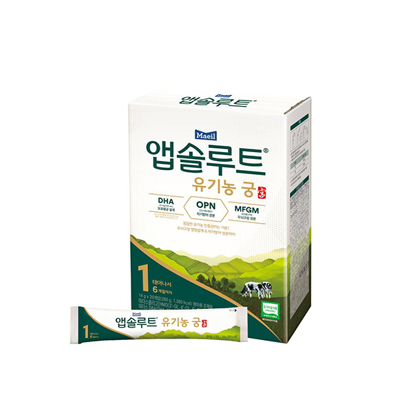앱솔루트 유기농 궁 스틱 1단계(0~6개월) 14g 20포