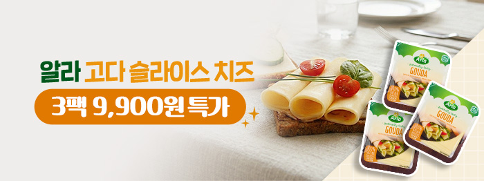 고다 슬라이스 치즈🧀  [9,9OO원] 특가
