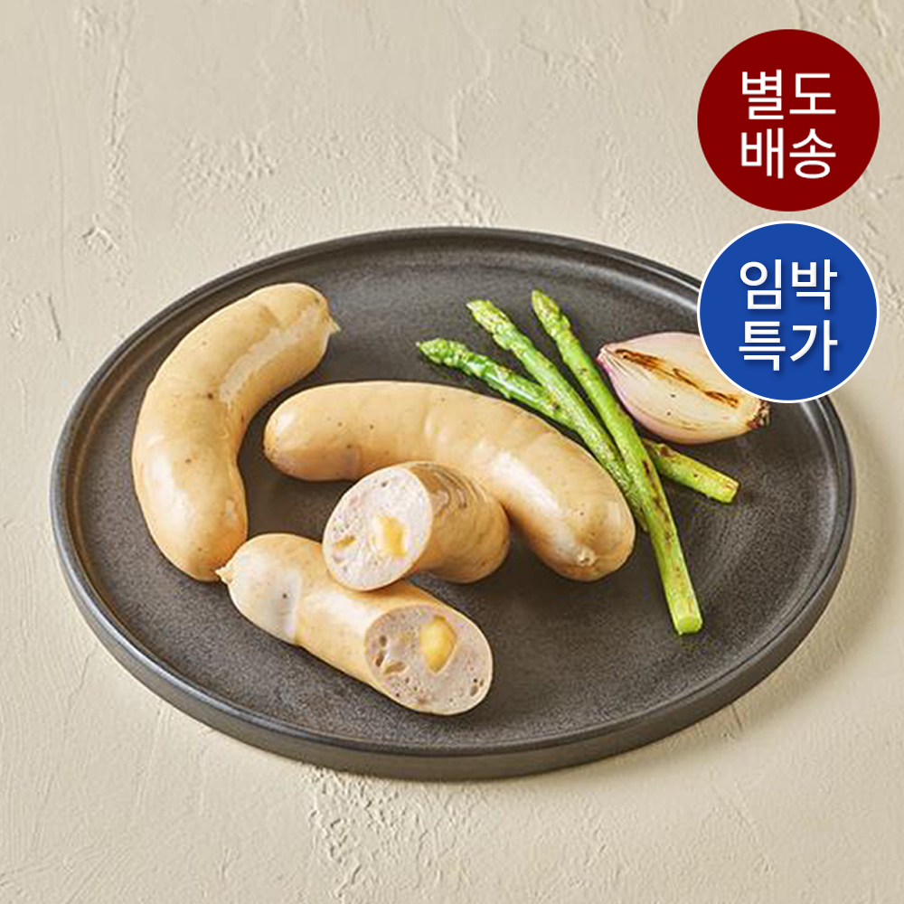 [마감세일] 상하농원 국내산 프랑크푸르터 치즈 180g 2개_냉장(소비기한 7.5까지)