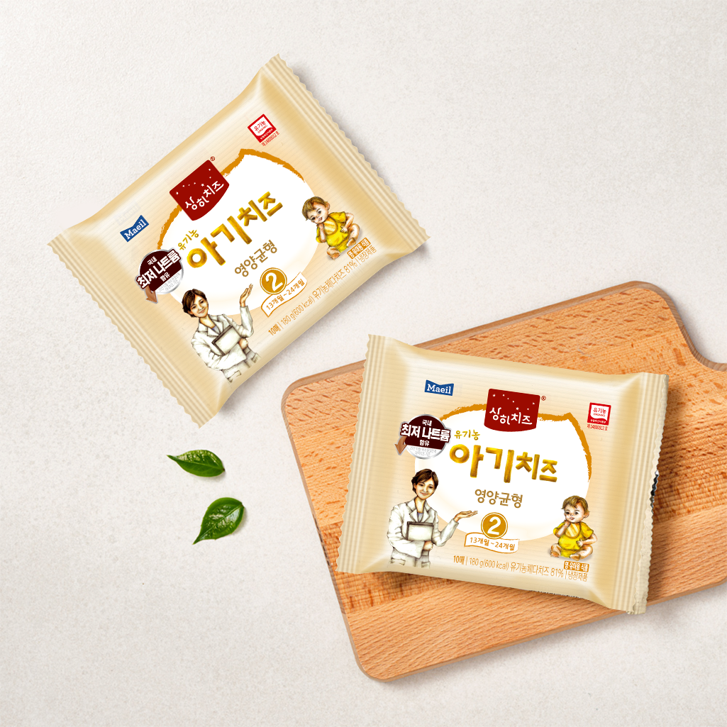 유기농 아기치즈 18g 10매 (13~24개월)