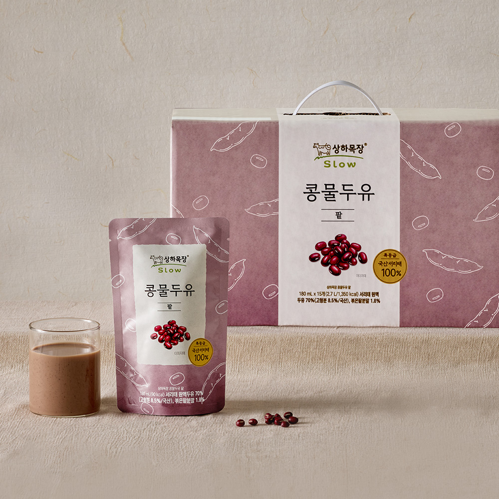 상하목장 콩물두유 팥 180ml 15팩