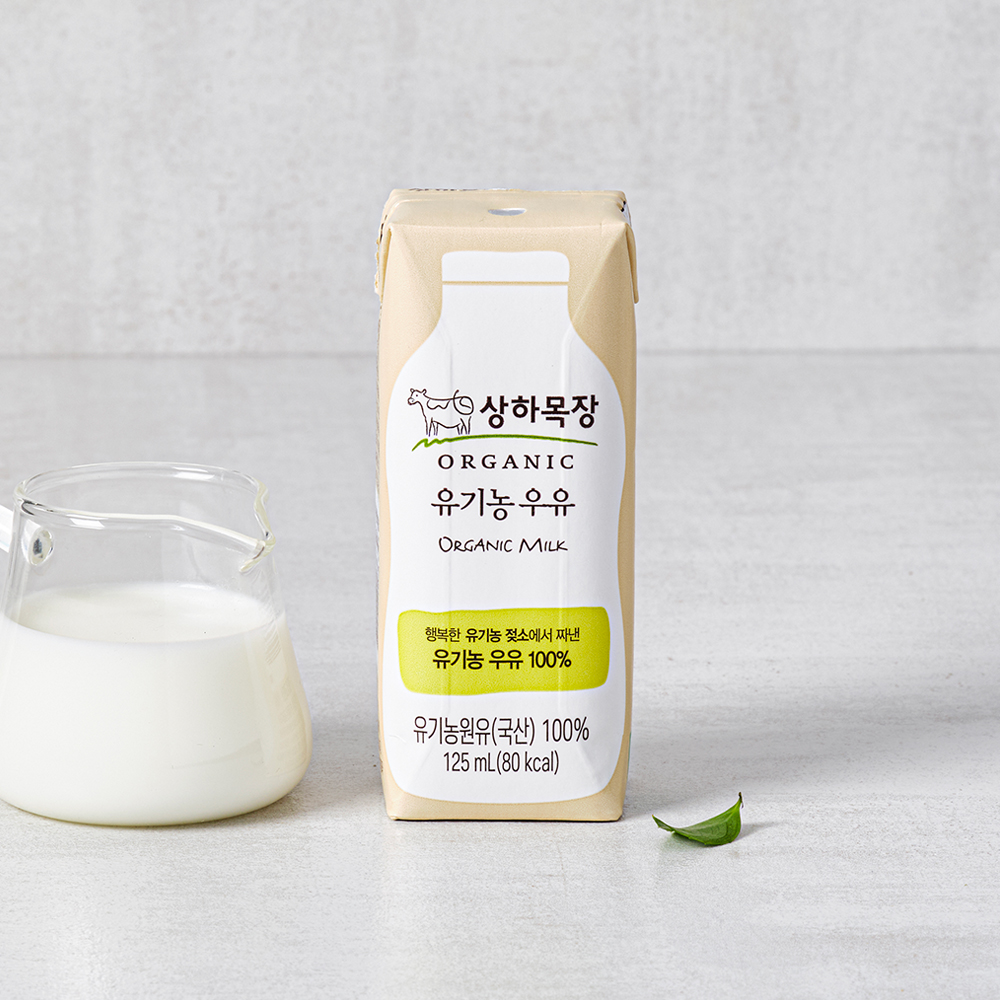 상하목장 유기농 우유 125ml 24팩 
