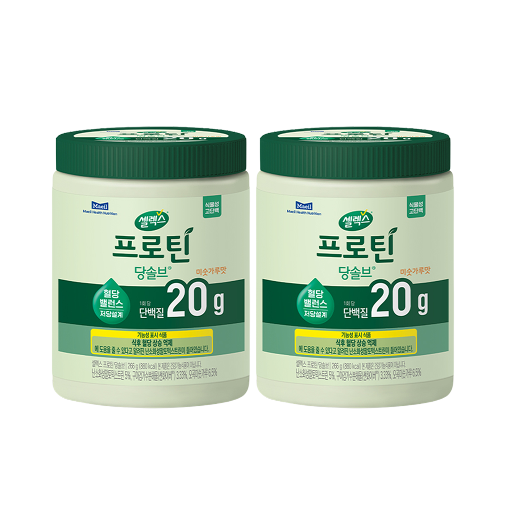 셀렉스 프로틴 당솔브 266g 2캔