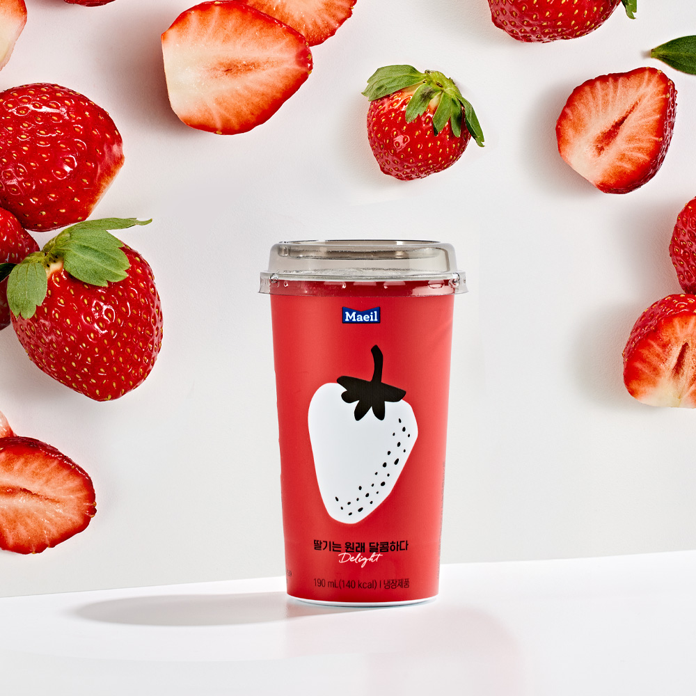 딸기는 원래 달콤하다 190ml 10개_냉장