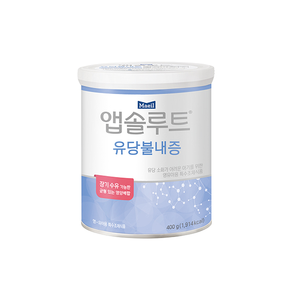 앱솔루트 특수분유 유당불내증 400g 1캔