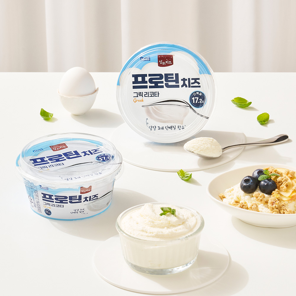 상하치즈 후레쉬 그릭 리코타 치즈 150g 3개_냉장
