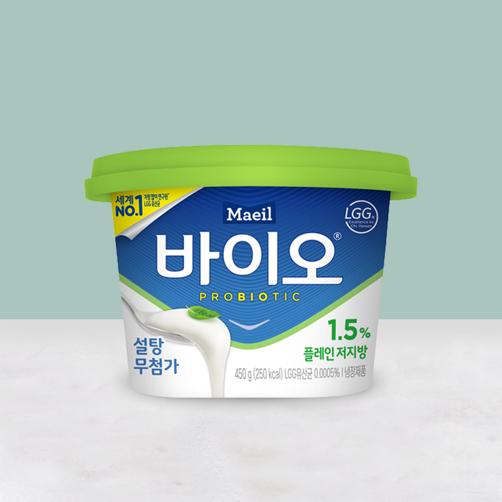 매일바이오 플레인 저지방 요거트 450g 2개