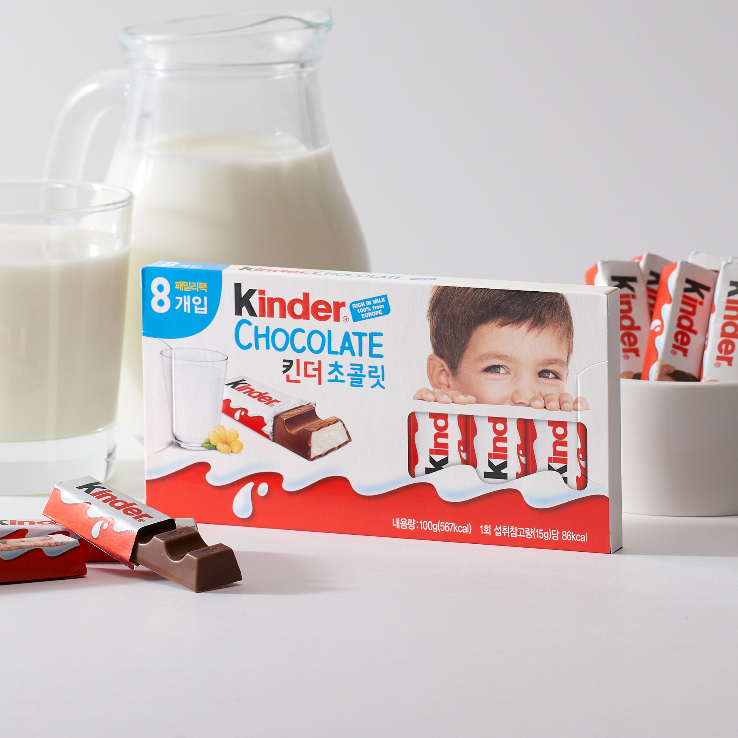 페레로 킨더 초콜릿 8개입 10세트 (총 80개입)