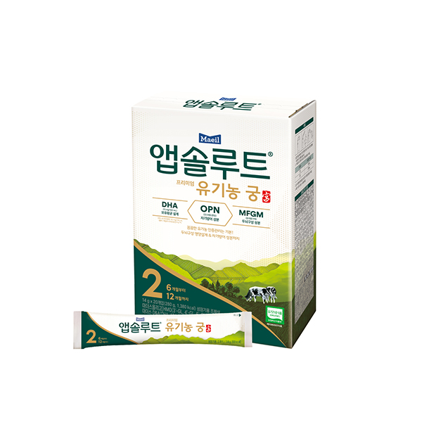 앱솔루트 유기농 궁 스틱 2단계(6~12개월) 14g 20포
