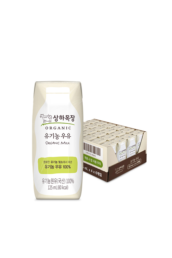 상하목장 유기농 우유 125ml 24팩 