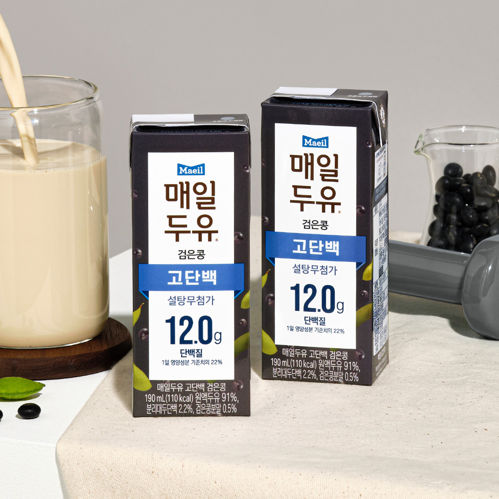[일시품절]매일두유 고단백 검은콩 190ml 24팩