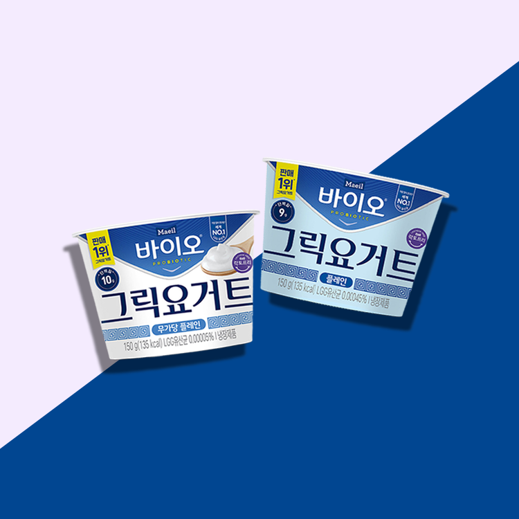 매일바이오 바이오 그릭요거트 무가당 플레인 150g 6개 + 플레인 150g 6개_냉장