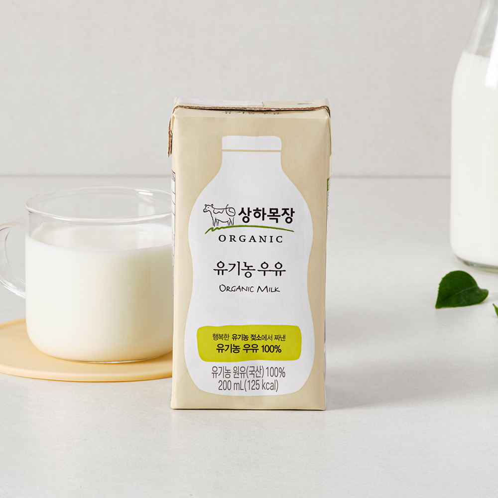 상하목장 유기농 우유 200ml 24팩