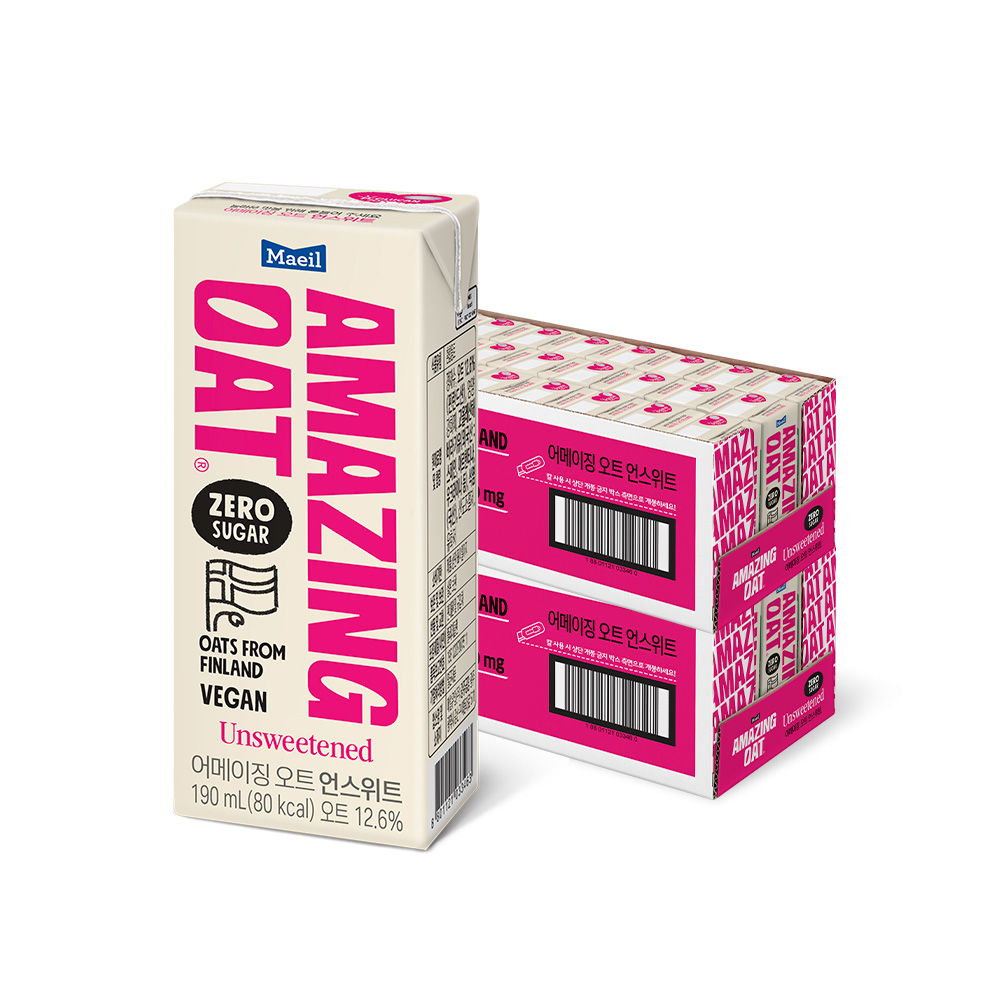 어메이징 오트 언스위트 190ml 48팩