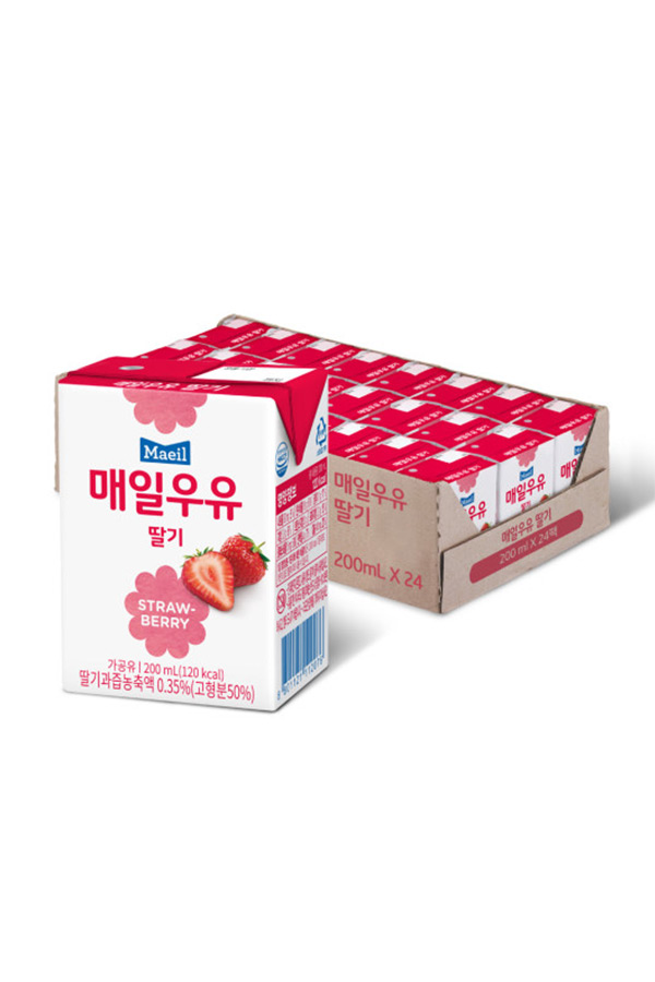 매일우유 딸기 200ml 24팩