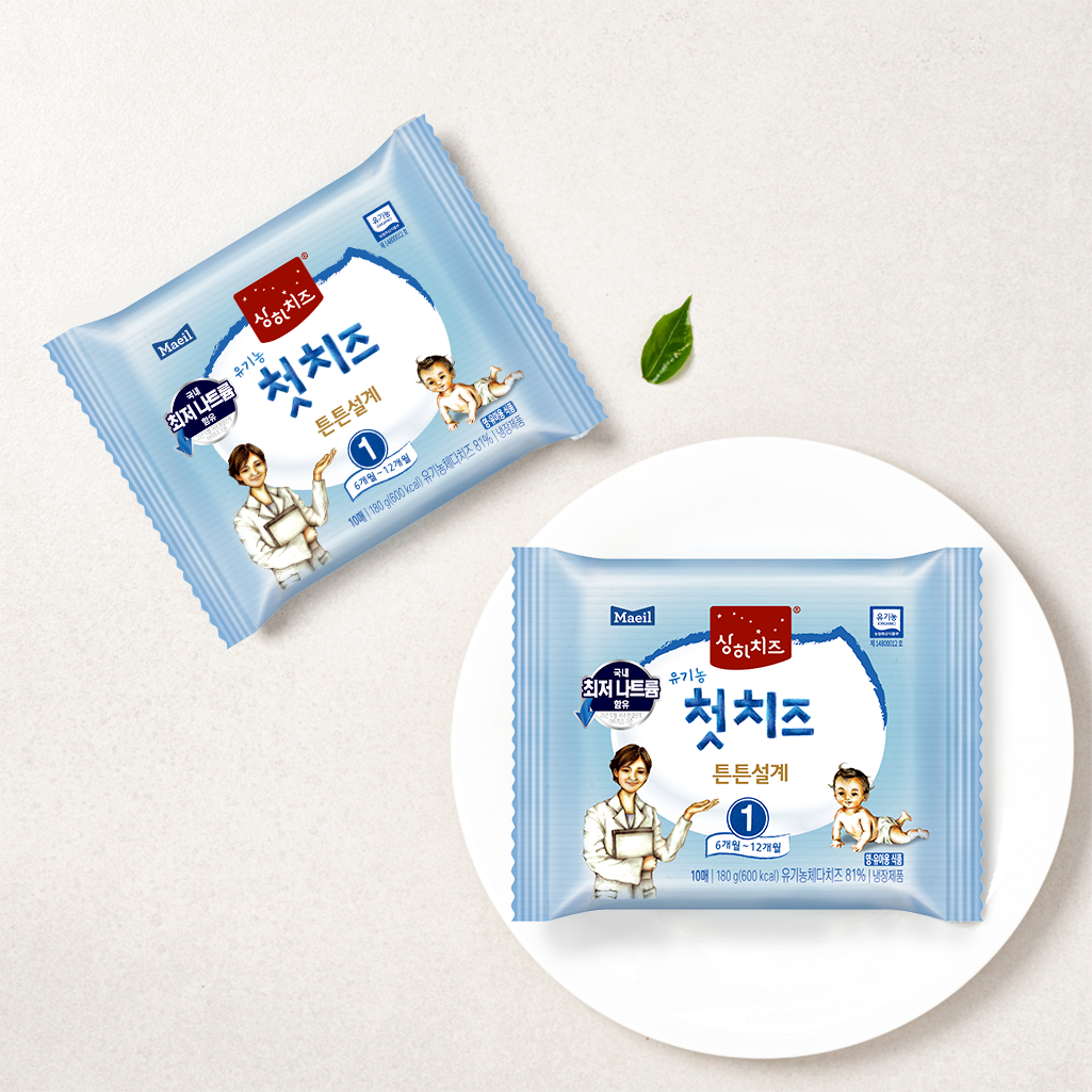 유기농 첫치즈 18g 10매 (6~12개월)
