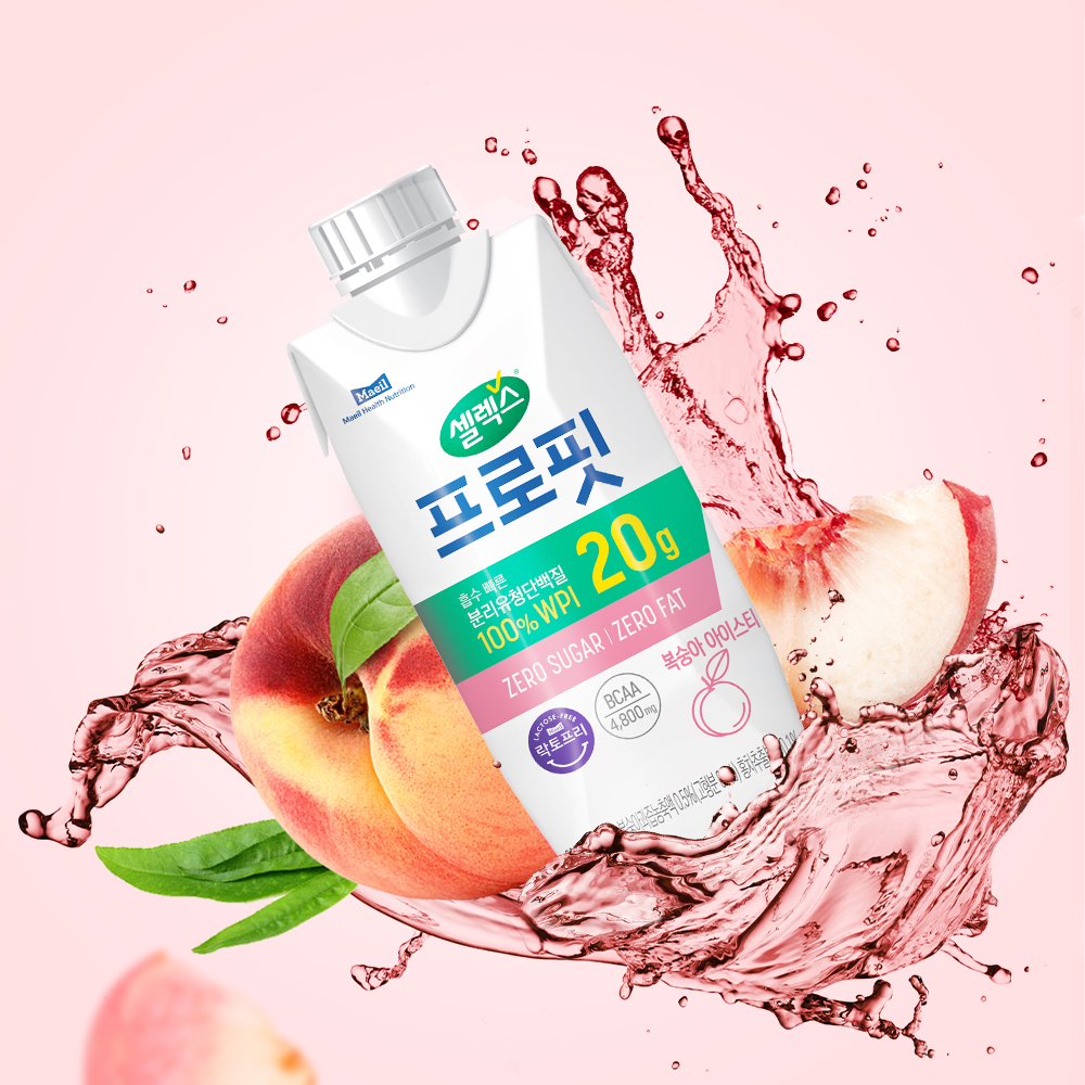 셀렉스 프로핏 WPI 복숭아 330ml 12팩 