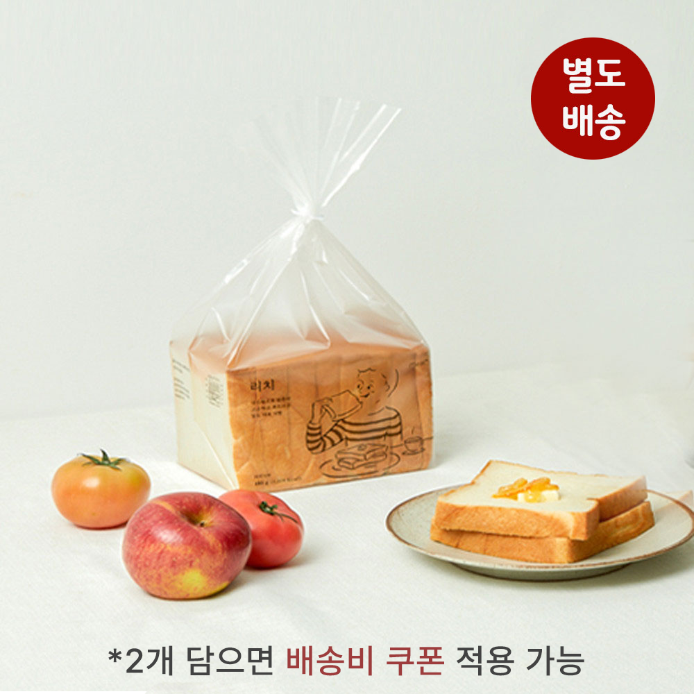 [10/6 순차배송][별도배송] 밀도 리치식빵 480g 1개