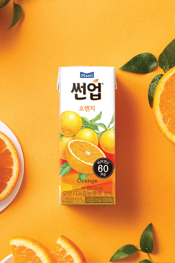 썬업 오렌지 200ml 24팩