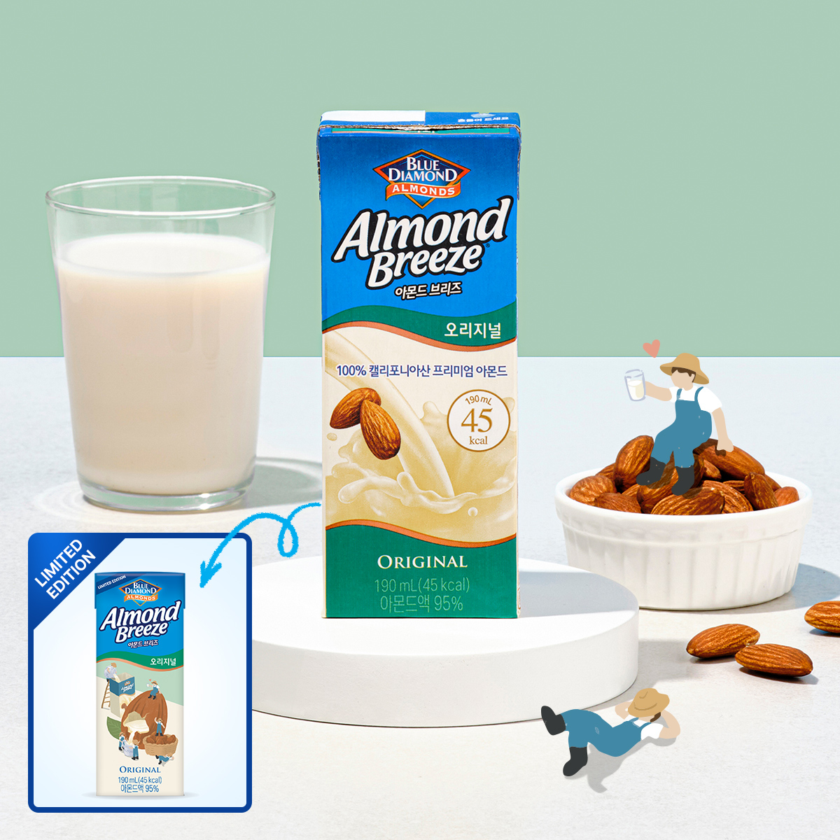 아몬드 브리즈 오리지널 190ml 24팩