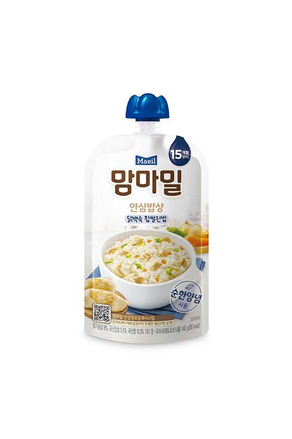 맘마밀 닭백숙 찹쌀(15개월용) 140G*10