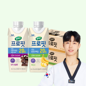 셀렉스 프로핏 우유단백질 36팩 (모카초콜릿 18팩 + 바나나 18팩)