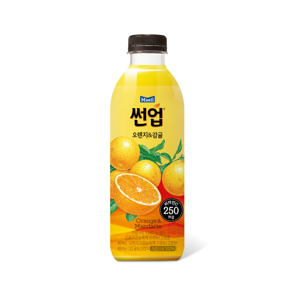 썬업 오렌지&감귤 750ml(PET)