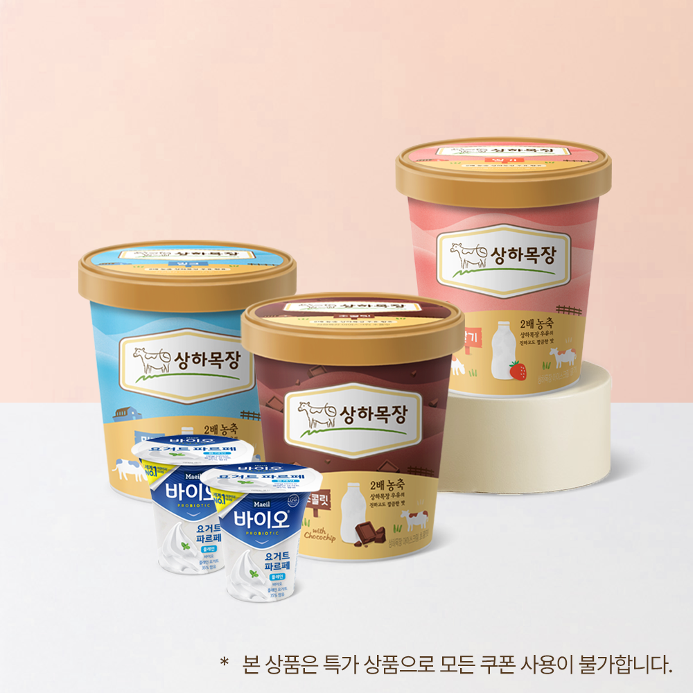 [Family Sale] 상하목장 아이스크림 SET