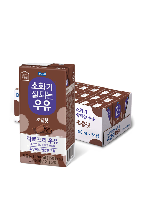 소화가 잘되는 우유 초콜릿 190ml 24팩