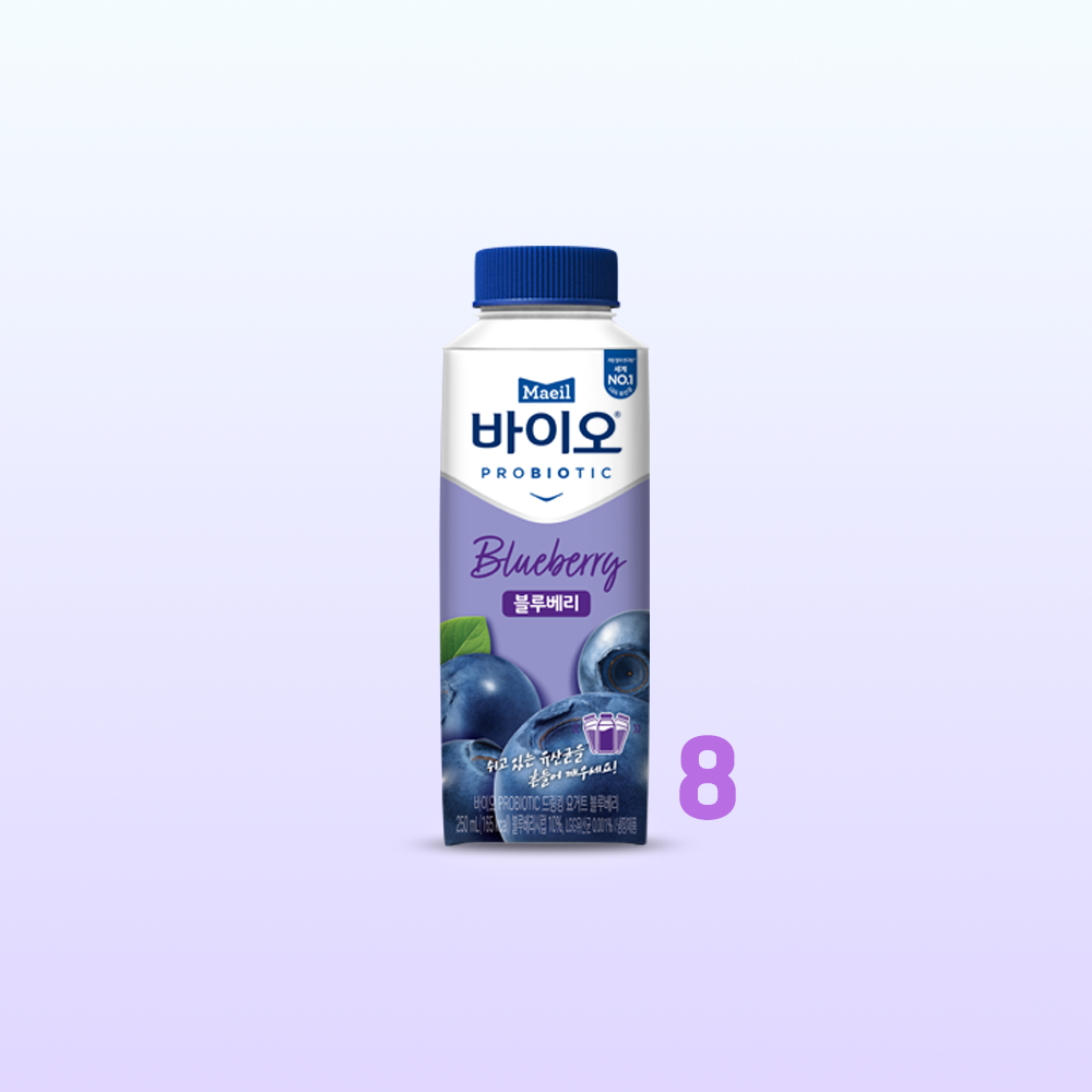 매일바이오 드링킹 요거트 블루베리 250ml 8개