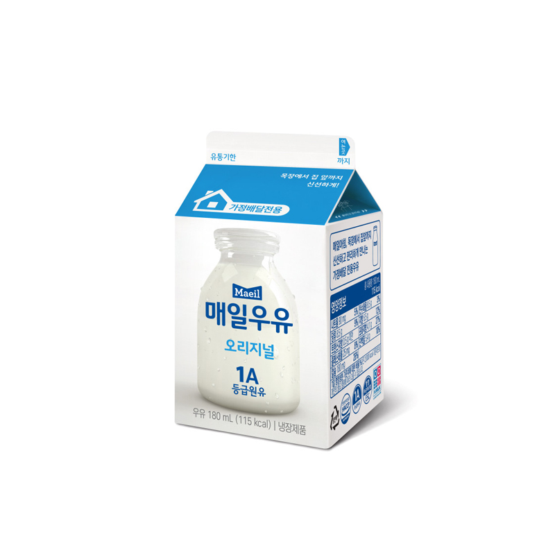 매일우유 가정배달 전용우유 180ml