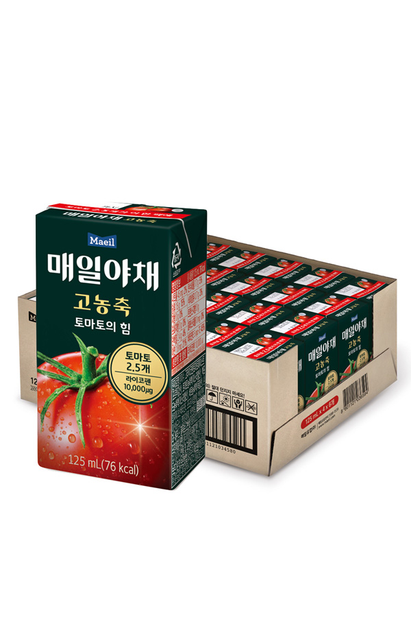 [일시품절]매일야채 고농축 토마토의힘 125ml 24팩
