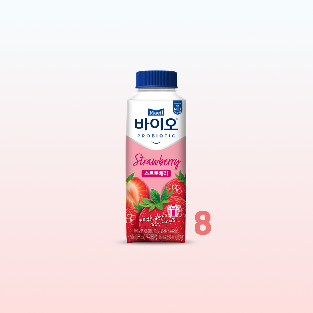 매일바이오 드링킹 요거트 딸기 250ml 8개