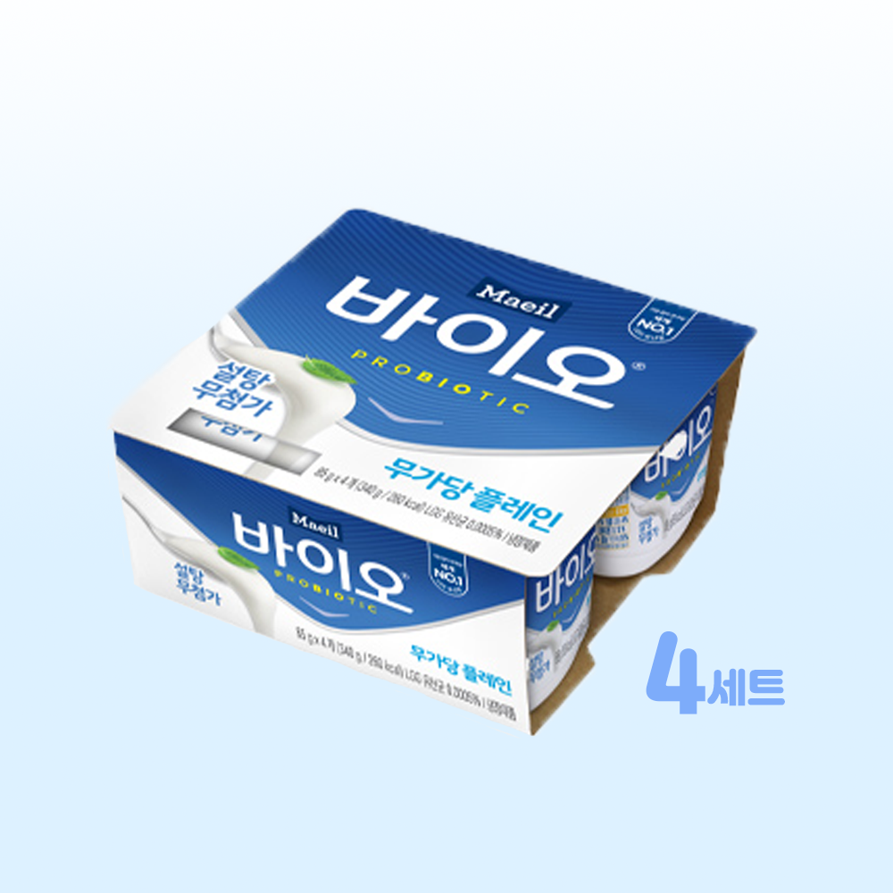 매일바이오 무가당 플레인 요거트 85g 16개
