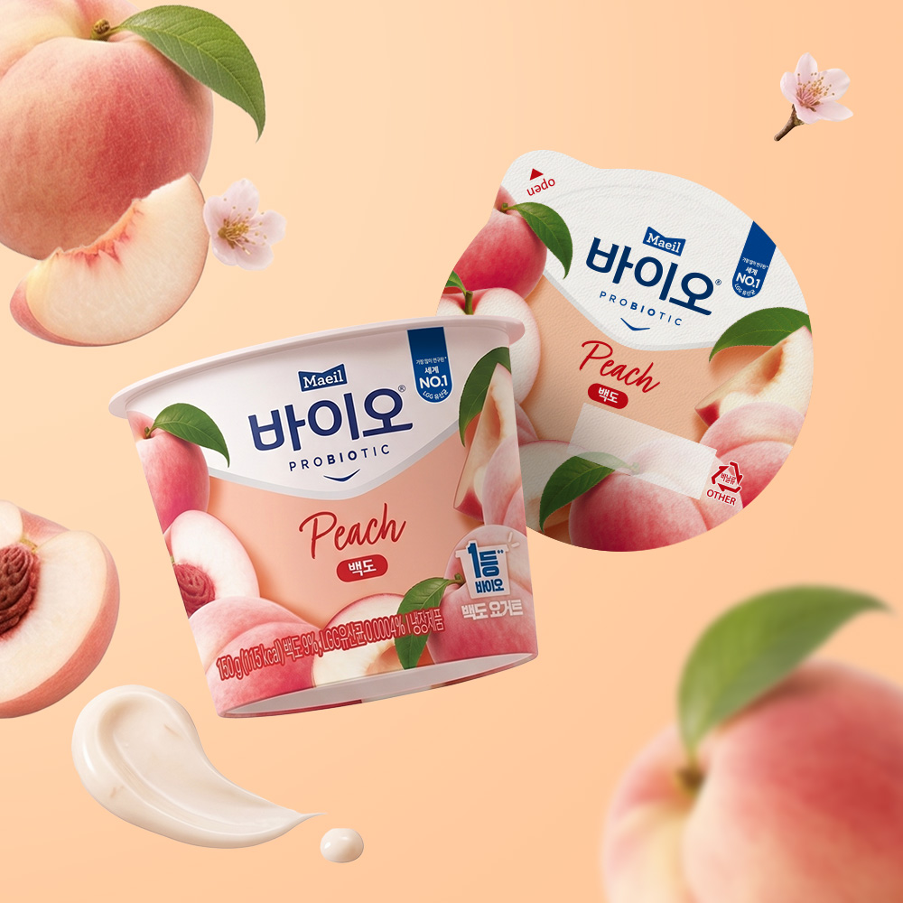 매일바이오 과일요거트 백도 150g 12개