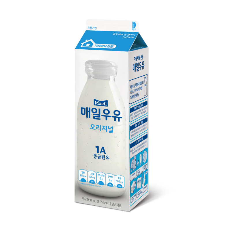 매일우유 가정배달 전용우유 930ml