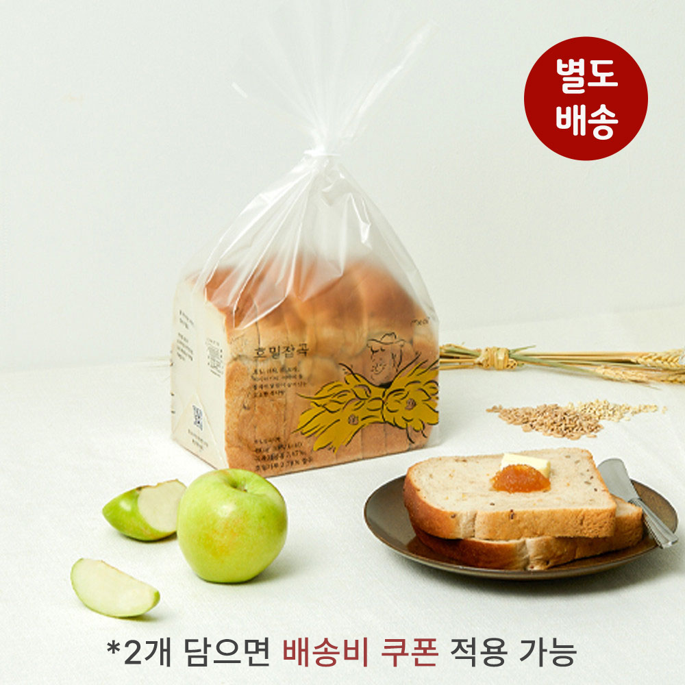 [10/6 순차배송][별도배송] 밀도 호밀잡곡식빵 480g 1개