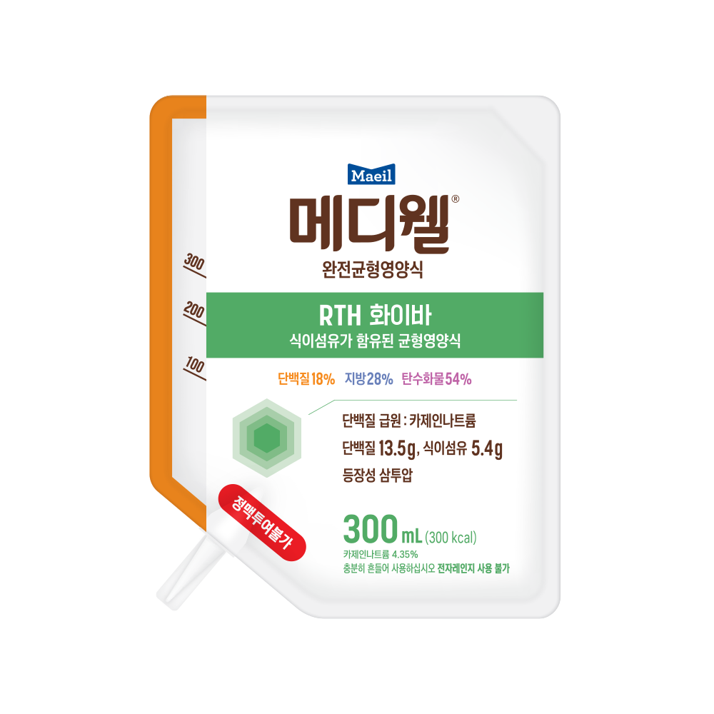 메디웰 완전균형영양식 RTH 화이바 300ml x 20 (피딩세트)