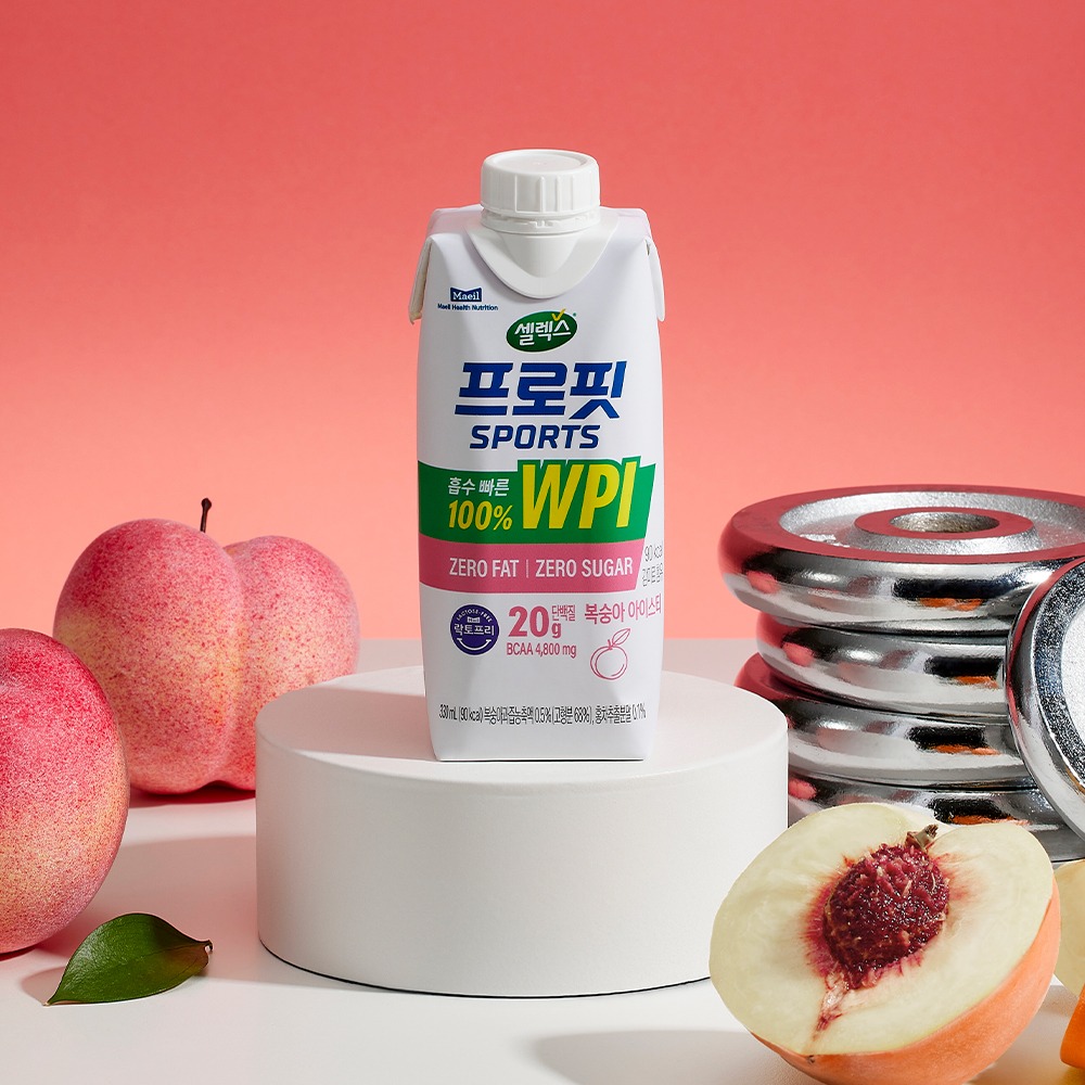 셀렉스 프로핏 WPI 복숭아 아이스티 330ml 12팩 