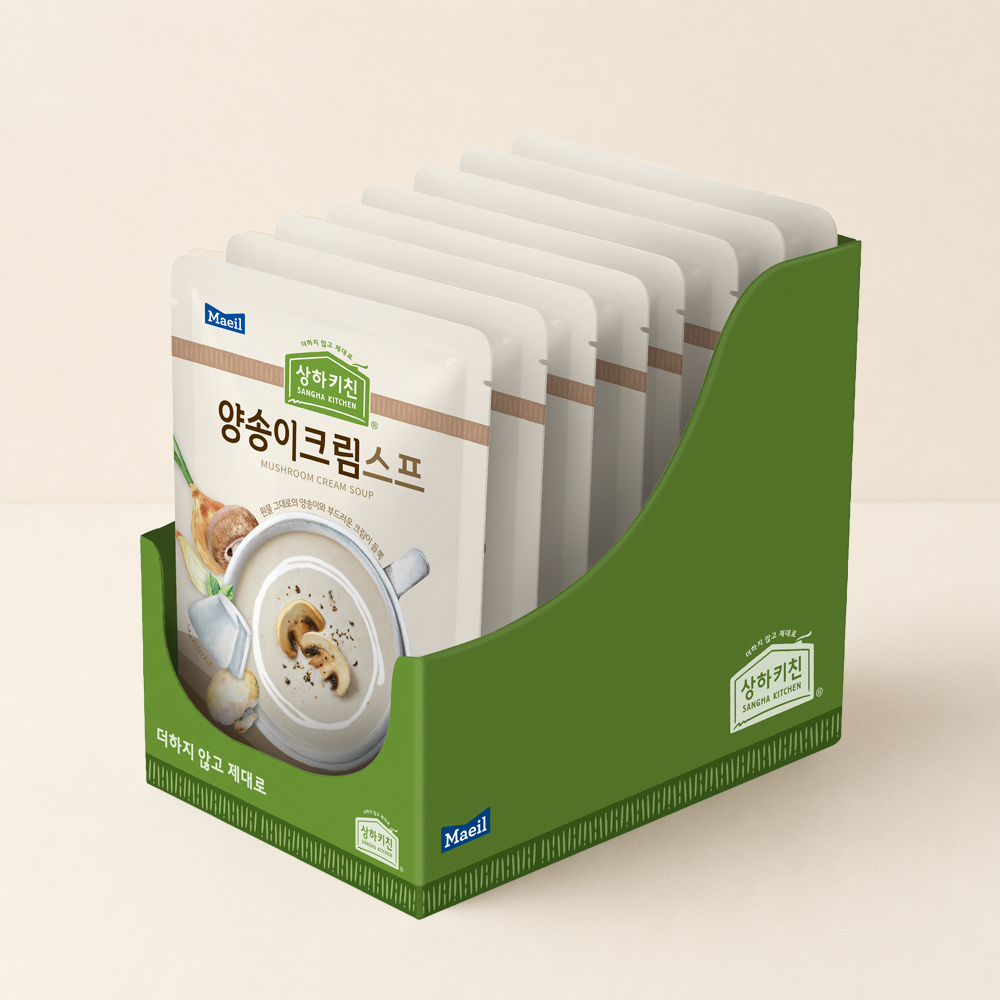 상하키친 양송이크림스프 150g 8팩 (소비기한 27.03.06)