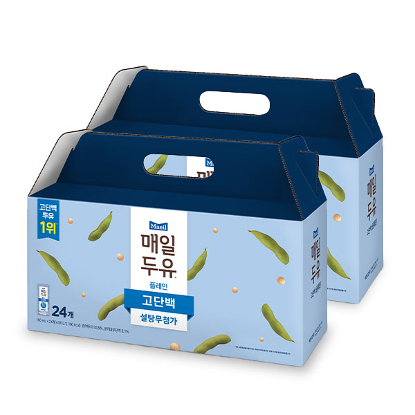 매일두유 고단백 플레인 저당두유 선물 2세트