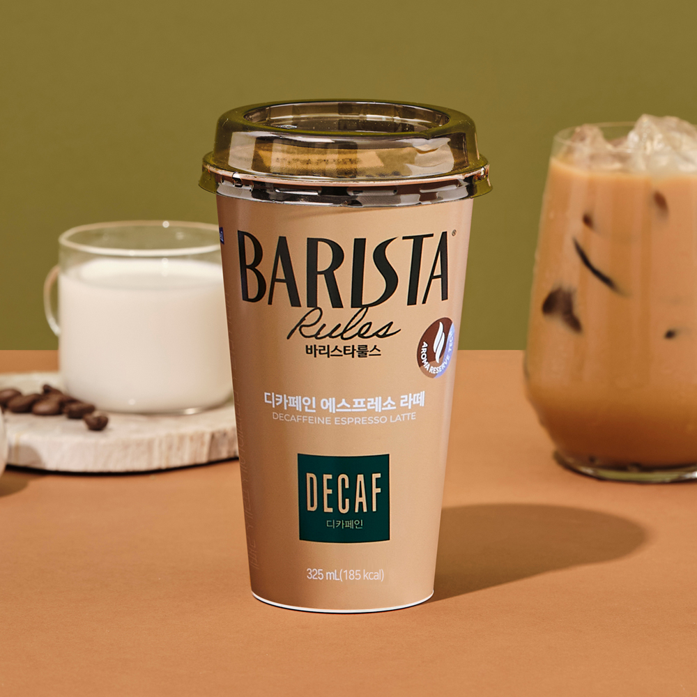 바리스타룰스 디카페인라떼 325ml 10개_냉장
