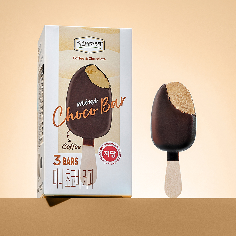 상하목장 미니 초코바 커피 53ml 3개