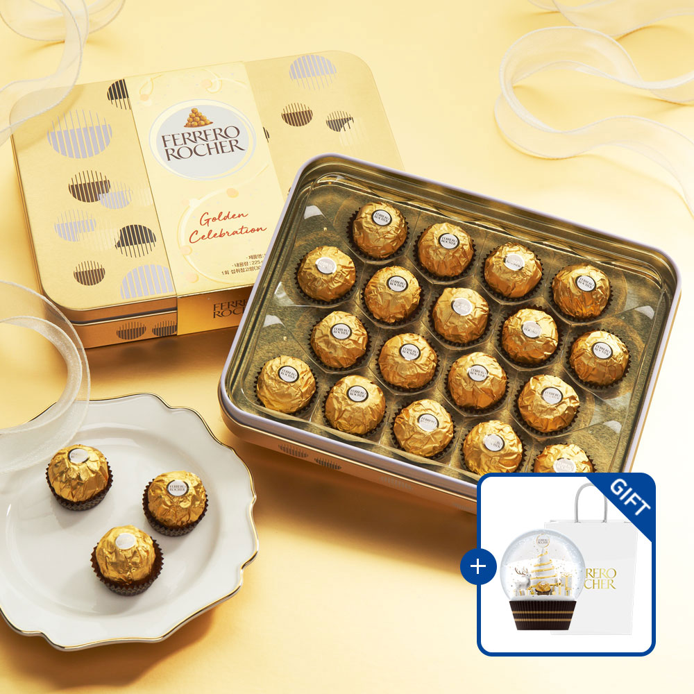 [스노우볼 증정] 페레로 로쉐 T18 틴 (총 18개입) +쇼핑백